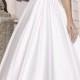 Backless A Line Satin Wedding Dress Stunning Ball Gown With Lace Top HEIDI