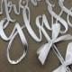 Mirrored Cake Topper, Wedding Cake Topper, Mr and Mrs Cake Topper, Engagement Cake, Personalized Cake Topper, Mr & Mrs Cake Topper