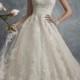Strapless Lace And Tulle Full A-line Wedding Dress - Sophia Tolli Y21753