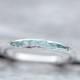 Aquamarine Ring With Hidden Gems
