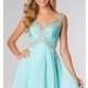 Short Beaded Sleeveless Party Dress by Alyce Paris 3619 - Brand Prom Dresses