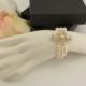 Rose gold bracelet-Art deco Swarovski crystal bridal bracelet-Wedding jewelry-Bridal jewelry-Bridesmaid gift-Pearl bracelet - $68.00 USD