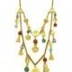Ben-Amun - Silk Road Dynasty Coin Necklace - Designer Party Dress & Formal Gown