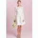 Oscar de la Renta Fall 2015 Dress 1 - Long Sleeve White Mini Oscar de la Renta A-Line Fall 2015 - Rolierosie One Wedding Store