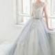 Graceful Tulle Scoop Neckline Ball Gown Wedding Dresses With Beadings - overpinks.com