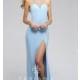 High Neck Faviana Prom Dress with Open Back - Brand Prom Dresses