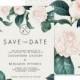 Floral Save the Date Invitation 