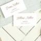 Wedding Place Card Template, Printable Escort Cards, Pretty Script, Word or Pages, Mac or PC, Instant DOWNLOAD