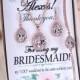 PHAIDRA Crystal Rose Gold Bridal Jewelry Set Wedding Bridesmaid Gift