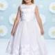 Joan Calabrese 116386 Flower Girls Dress with Pearls - Brand Prom Dresses