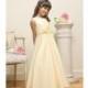 Banana Satin A-line Sleeveless Dress Style: D3380 - Charming Wedding Party Dresses
