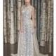 Naeem Khan - Spring 2015 - Malibu Sleeveless Embroidered Tulle A-Line Wedding Dress with a High Neckline - Stunning Cheap Wedding Dresses