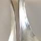 Sterling Silver Ginkgo Earrings - Anticlastic - Modern Design - Hammered Silver Dangles - Organic Shape - Metalsmith Earrings - Bridal