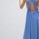 TFNC Pleated Maxi Bridesmaid Dress With Back Detail