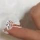 Rose Gold Oval Solitaire 2.15 Ct. SI1 F