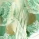 Wedding Shoes - Embellished Sage Green Bridal Shoes