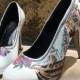 Custom Hand-painted Wedding Shoes