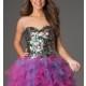Short Strapless Sweetheart Dress - Brand Prom Dresses