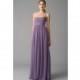 MH 450017 - Spring 2012 Purple Monique Lhuillier Sheath Sweetheart Full Length - Rolierosie One Wedding Store