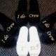 Bridesmaids Gifts- Bridesmaid Slippers - Bride Slippers - Slippers- Wedding Slippers - Bridal Slippers - Custom Slippers - I do crew