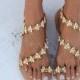 Sandals, Greek Leather Sandals, Handmade Sandals "Santorini White", Wedding shoes