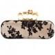 ALEXANDER McQUEEN Satin And Lace Knucklebox Clutch Bag