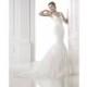 Vestido de novia de Pronovias Modelo MARILIA - 2015 Sirena Tirantes Vestido - Tienda nupcial con estilo del cordón