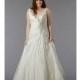 Dina Davos for Kleinfeld - Style 7858W Plus-Size Wedding Dress - Stunning Cheap Wedding Dresses