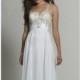 Ivory Beaded Sweetheart Gown by Dave and Johnny - Color Your Classy Wardrobe