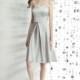 Dessy Social 8135 Matte Satin Short Bridesmaid Dress - Brand Prom Dresses