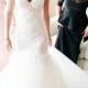 Fitted To Flare Wedding Gown With Lace Straps From Darius Bridal