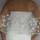Silver Gilded Tulle Bridal Cape, Sparkly Wedding Cape Dress Capelet, Shrug. Handmade