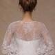 Sleeveless Lace Wedding Party Evening Casual Office & Career Wedding Wraps With Rhinestone Capelets