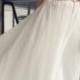 Ivory Lace Dress 2018 Boho Wedding Dress Lace Dress Bohemian Wedding Dress Rustic Wedding Lace Dress Bridal Long Wedding Gown Ivory Tulle