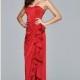 Black Faviana 7950 - High Slit Simple Dress - Customize Your Prom Dress