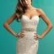 Allure Gold Beaded Bridal Sash S101 - Crazy Sale Bridal Dresses