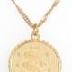 Jewelry Ascending Zodiac Medallion Necklace