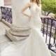 Val Stefani Spring/Summer 2017 CALLA D8122 Straps Open Back Fit & Flare Elegant Tulle Beading Chapel Train Ivory Bridal Gown -  Designer Wedding Dresses