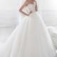 Nicole 2018 NIAB18126 Covered Button Beading Ivory Sweetheart Tulle Sweet Chapel Train Ball Gown Sleeveless Bridal Dress - Brand Wedding Dresses