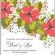 Anemone vector flower illustration for wedding invitation floral wreath