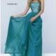 Gunmetal Sherri Hill 1984 - Chiffon Dress - Customize Your Prom Dress