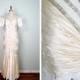 VTG Claire's Collection Wedding Gown / Beaded Sequin Embellished Pageant Gown by braxae / Ruche White & Ivory Dress Size 6 - Hand-made Beautiful Dresses