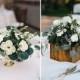 Trending-Organic Inspired White And Greenery Wedding Ideas