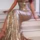 Trumpet/Mermaid Spaghetti Straps Sparkly Sequins Sexy Long Prom Dresses/Evening Dress AMY778