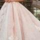 Gorgeous Tulle & Satin Bateau Neckline A-Line Wedding Dresses With Beaded Lace Appliques