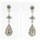 Helens Heart Earrings JE-X505-Silver-Clear Helen's Heart Earrings - Rich Your Wedding Day