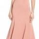 Jenny Yoo Jade Luxe Crepe V-Neck Gown 
