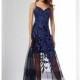 Social Occasions by Mon Cheri - 217842 Sleeveless Floral Long Dress - Designer Party Dress & Formal Gown