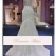 Dramatic, Lace, Wedding Gown, Bridal Gown, Fit and Flare, White, Ivory, Weddings, Blush, Organza - Hand-made Beautiful Dresses