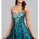 Short Strapless Sweetheart Sequin Embellished Dress - Brand Prom Dresses